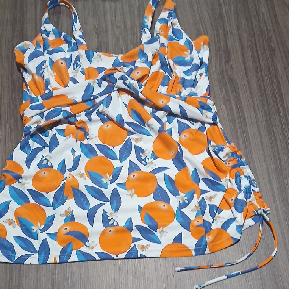 Orange and Blue Kids One Piece